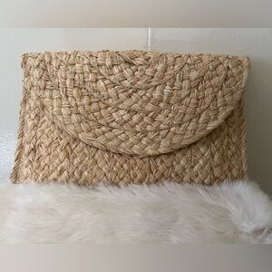 Universal Thread Braided Jute Clutch